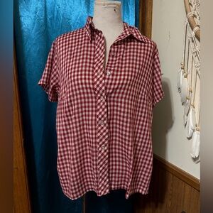 🧺Vintage Perma Smooth Sears Short Sleeve Button Down